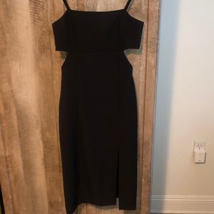 Gianni Bini black dress with side slits sz 4